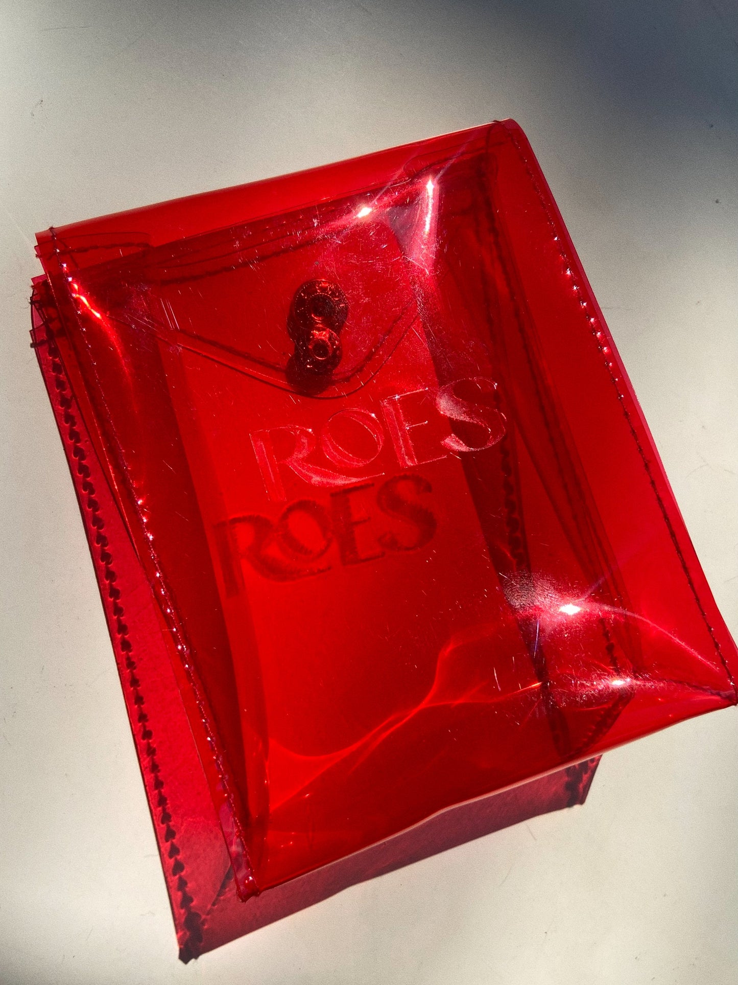Christmas Recycled PVC Pouch + Card – ROES COSMETICS